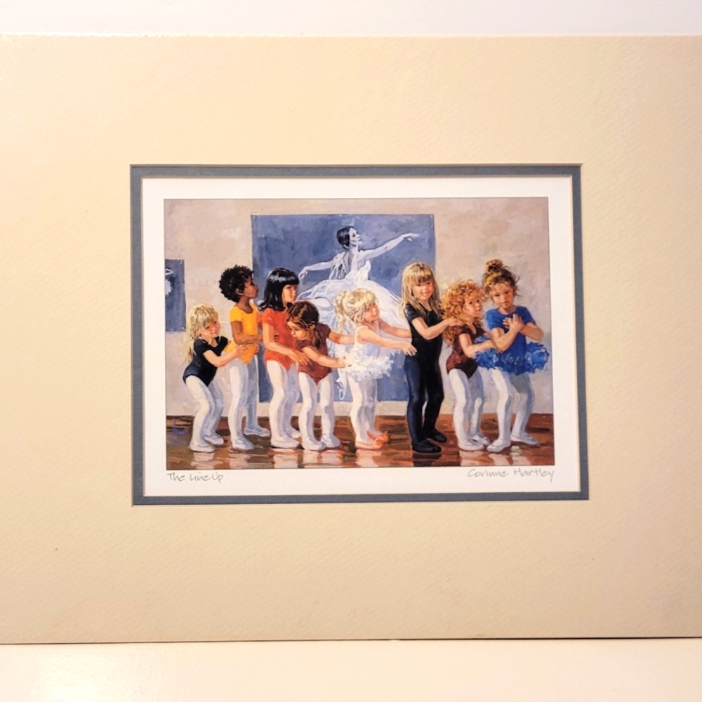 CORRINE HARTLEY  THE LINE UP PRINT